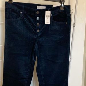 Loft velvet jeans